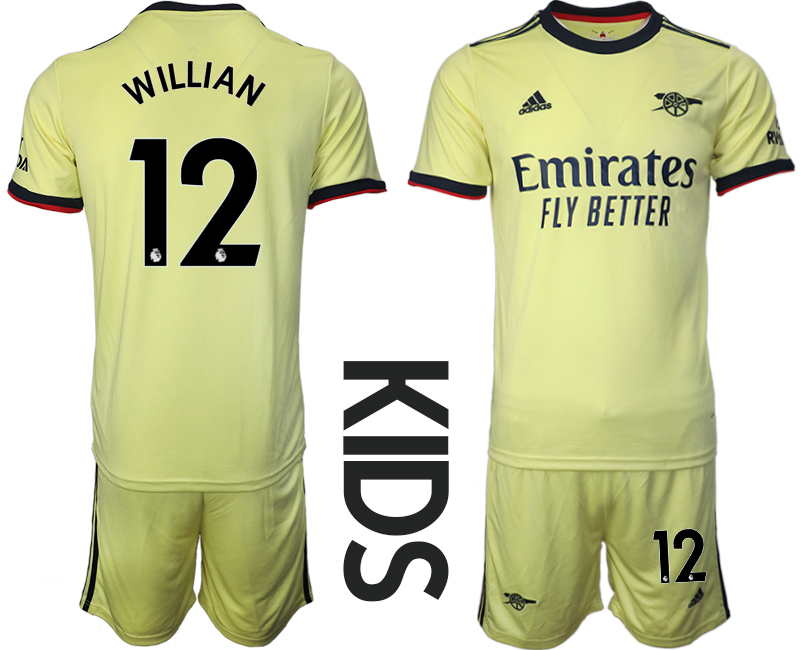 Youth 2021-2022 Club Arsenal away green #12 Soccer Jersey